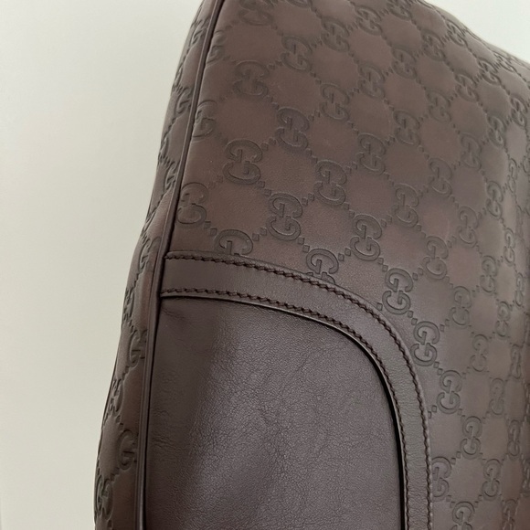 Authentic Preloved Guccissima Dark Brown Messenger bag - Picture 9 of 16